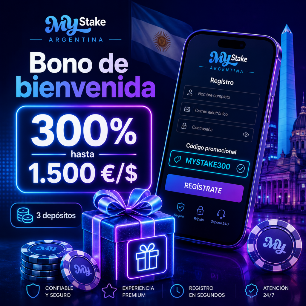 Bono Mystake del 300% hasta 1.500 €/$ con registro y código promocional